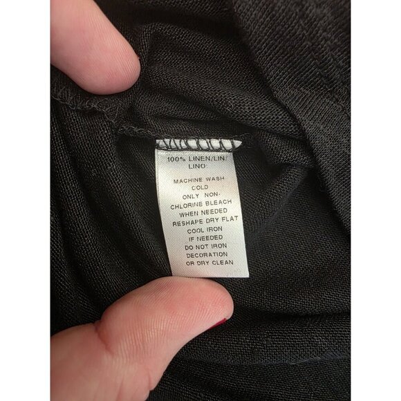 Loft Tees Sz S Black & Green Gold Cotton Short Sleeve Lot Of 2 Cold Shoulder NWT - Picture 13 of 13